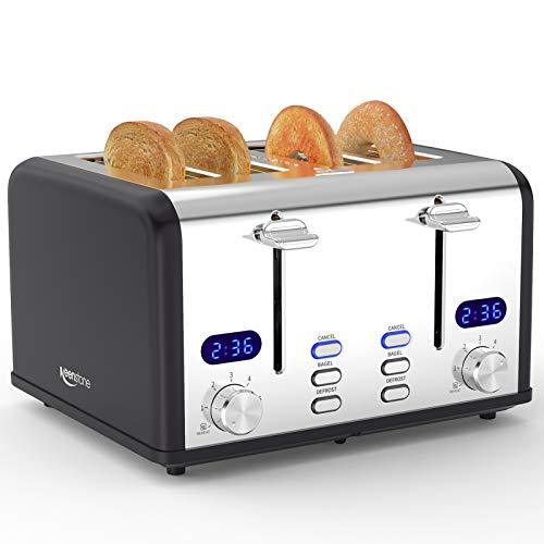 Stainless Steel Toasters with Timer
