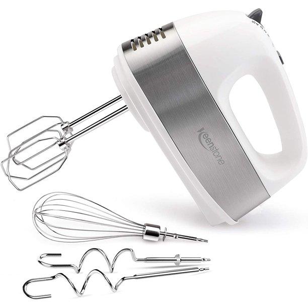 300W Electric Kitchen Handheld Mixer with Turbo Boost Automatic Speed Eject  Button Hand Mixer for Making